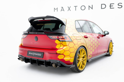 Spoiler zadního nárazníku Street pro V.2 Volkswagen Golf GTI Clubsport Mk8 Facelift černý