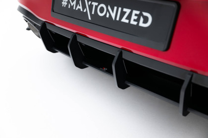 Spoiler zadního nárazníku Street pro V.2 Volkswagen Golf GTI Clubsport Mk8 Facelift černý