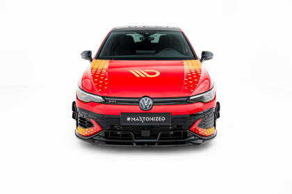 Spojler pod nárazník lipa V.1 Volkswagen Golf GTI Clubsport Mk8 Facelift černý lesklý plast