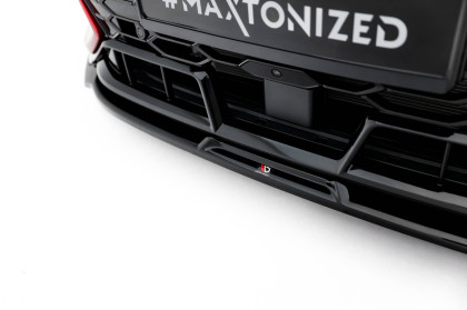 Spojler pod nárazník lipa V.3 Volkswagen Golf GTI Clubsport Mk8 Facelift černý lesklý plast