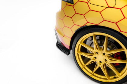Splittery zadní boční V.4 Volkswagen Golf GTI Clubsport Mk8 Facelift černý lesklý plast