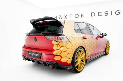 Spoiler spodní Volkswagen Golf GTI / GTI Clubsport / R / R-Line / GTE / GTD Mk8 / Mk8 Facelift černý lesklý plast