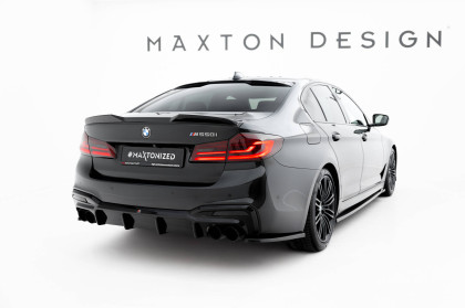 Prodloužení střechy BMW M550i / 5 M-Pack Sedan G30 černý lesklý plast