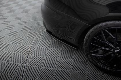 Splittery zadní boční V.2 Audi A4 B8 černý lesklý plast