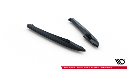 Splittery zadní boční V.2 Audi A4 B8 černý lesklý plast