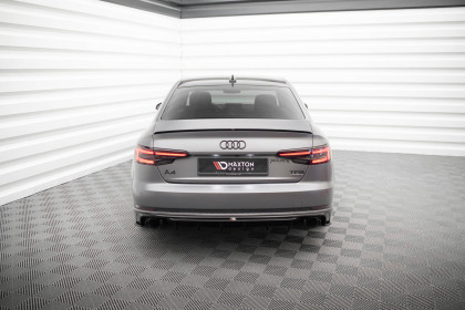 Splittery zadní boční V.3 Audi A4 S-line B9 černý lesklý plast