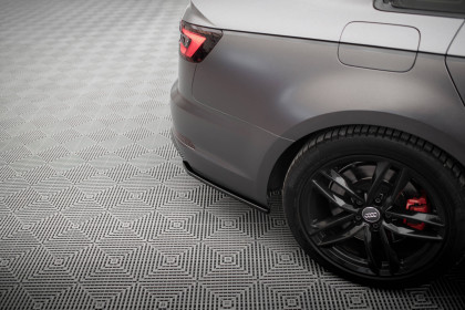 Splittery zadní boční V.3 Audi A4 S-line B9 černý lesklý plast