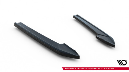 Splittery zadní boční V.3 Audi A4 S-line B9 černý lesklý plast