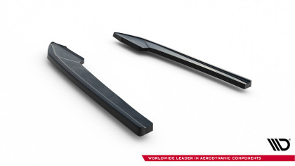 Splittery zadní boční V.3 Audi A4 S-line B9 černý lesklý plast