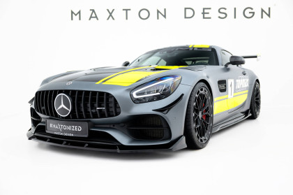 Spojler pod nárazník lipa Mercedes-AMG GT C C190 Facelift černý lesklý plast