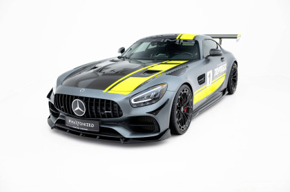 Spojler pod nárazník lipa Mercedes-AMG GT C C190 Facelift černý lesklý plast
