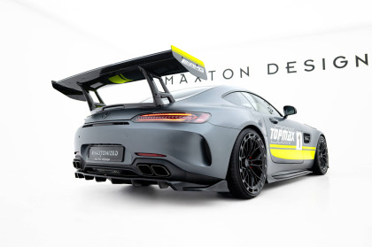 Spoiler zadního nárazniku Mercedes-AMG GT C C190 Facelift černý lesklý plast