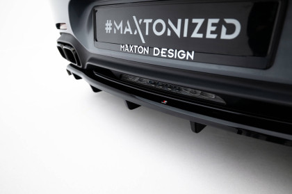 Spoiler zadního nárazniku Mercedes-AMG GT C C190 Facelift černý lesklý plast