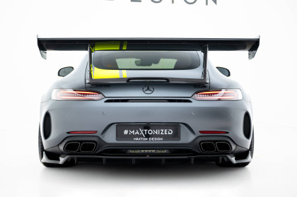 Spoiler zadního nárazniku Mercedes-AMG GT C C190 Facelift černý lesklý plast