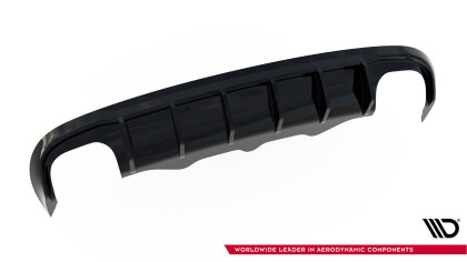Zadní difuzor Audi S5 Sportback 8T černý lesklý plast - double duplex
