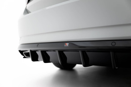 Zadní difuzor V.2 Škoda Superb Liftback / Combi Mk3 černý lesklý plast