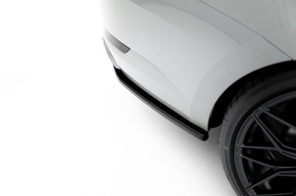 Splittery zadní boční V.3 Škoda Superb Liftback / Combi Mk3 černý lesklý plast