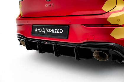 Spoiler zadního nárazníku Street pro V.1 Volkswagen Golf GTI Clubsport Mk8 Facelift černý