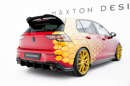 Spoiler zadního nárazníku Street pro V.1 Volkswagen Golf GTI Clubsport Mk8 Facelift černý