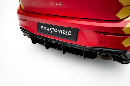 Spoiler zadního nárazníku Street pro V.1 Volkswagen Golf GTI Clubsport Mk8 Facelift černý