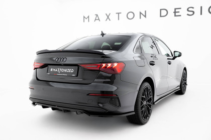 Spoiler zadního nárazniku Audi A3 Sedan 8Y černý lesklý plast