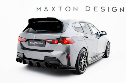 Splittery zadní boční V.1 BMW M135i F70 černý lesklý plast