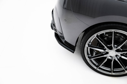 Splittery zadní boční V.1 BMW M135i F70 černý lesklý plast