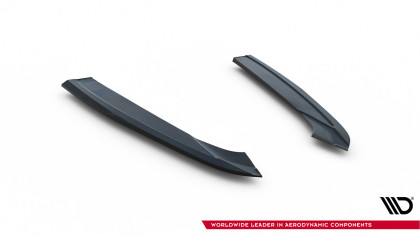 Splittery zadní boční V.3 Audi S6 / A6 S-Line / A6 C7 FL černý lesklý plast