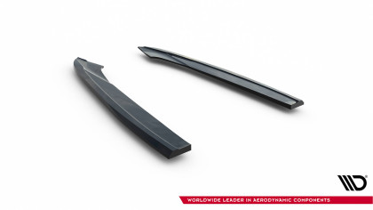 Splittery zadní boční V.3 Audi S6 / A6 S-Line / A6 C7 FL černý lesklý plast