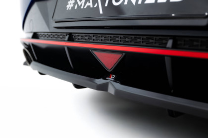 Spoiler zadního narázníku Hyundai Elantra N Mk7 černý lesklý plast