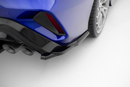 Splittery zadní boční V.3 Audi S3 Sedan 8Y Facelift černý lesklý plast