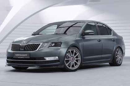 Spoiler pod přední nárazník CSR CUP pro Škoda Octavia 3 (Typ 5E) - černý lesklý