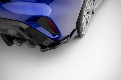 Splittery zadní boční V.4 Audi S3 Sedan 8Y Facelift černý lesklý plast