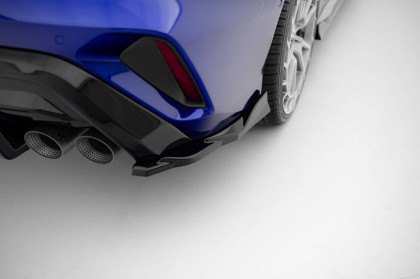 Splittery zadní boční V.4 Audi S3 Sedan 8Y Facelift černý lesklý plast