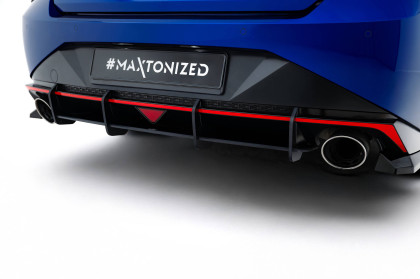 Spoiler zadního nárazníku Street pro Hyundai Elantra N Mk7 černý