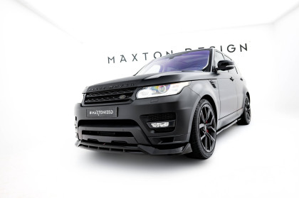 Spojler pod nárazník lipa Land Rover Range Rover Sport Mk2 černý lesklý plast