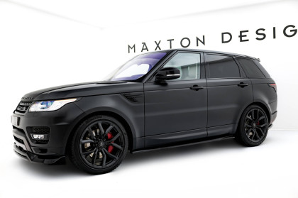 Prahové lišty Land Rover Range Rover Sport Mk2 černý lesklý plast