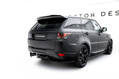 Spoiler zadního narázníku Land Rover Range Rover Sport Mk2 černý lesklý plast