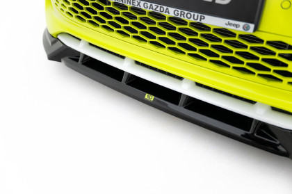 Spojler pod nárazník lipa Abarth 500e černý lesklý plast