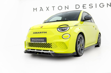 Spojler pod nárazník lipa Abarth 500e černý lesklý plast