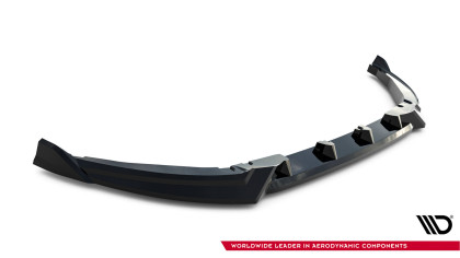 Spojler pod nárazník lipa Abarth 500e černý lesklý plast