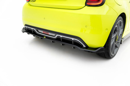 Spoiler zadního narázníku Abarth 500e černý lesklý plast