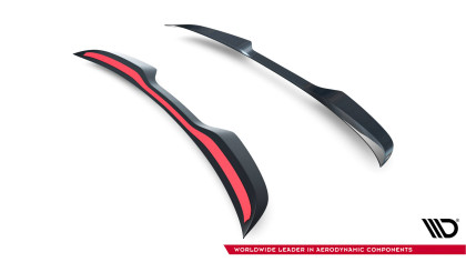 Prodloužení spoileru Abarth 500e černý lesklý plast