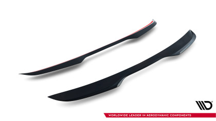 Prodloužení spoileru Abarth 500e černý lesklý plast