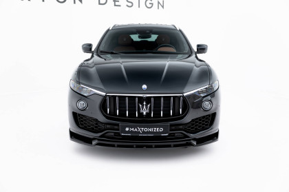 Spojler pod nárazník lipa Maserati Levante GT Mk1 Facelift černý lesklý plast