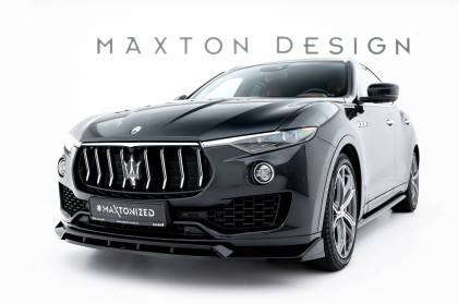 Spojler pod nárazník lipa Maserati Levante GT Mk1 Facelift černý lesklý plast