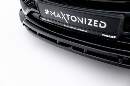 Spojler pod nárazník lipa Maserati Levante GT Mk1 Facelift černý lesklý plast