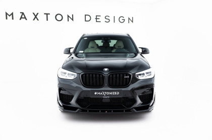 Spojler pod nárazník lipa BMW X3 M F97 černý lesklý plast