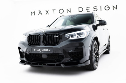Spojler pod nárazník lipa BMW X3 M F97 černý lesklý plast