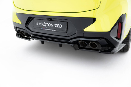 Spoiler zadního narázníku BMW X4M F98 Facelift černý lesklý plast
